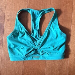 Gymshark x Whitney Simmons Kelly Green Racerback Sports Bra Size Small
